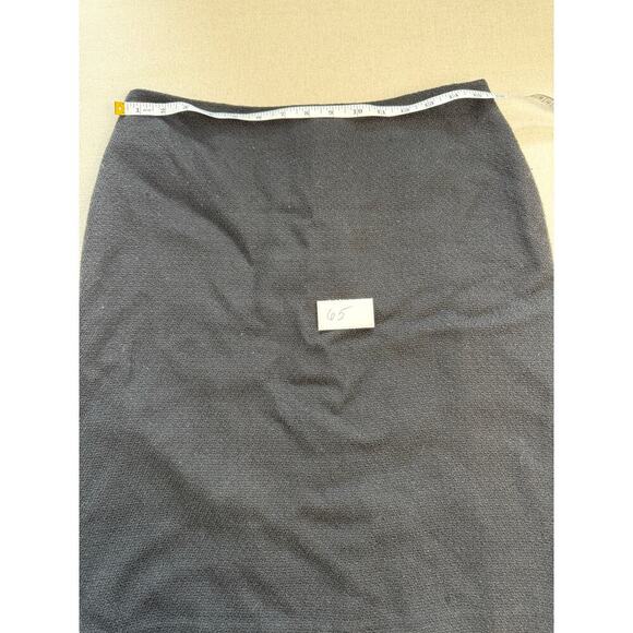 Talbots Petites Pencil Black Wool Blend Skirt Boucle Textured Career Women's 8 - Picture 4 of 7